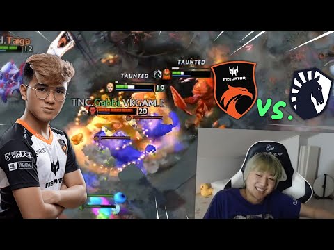 GABBI CARRY AXE! Watching TNC vs Liquid (map 1 )