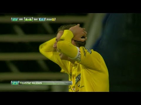 Gustaf Nilsson med enastående bicykleta-mål för Falkenberg - TV4 Sport