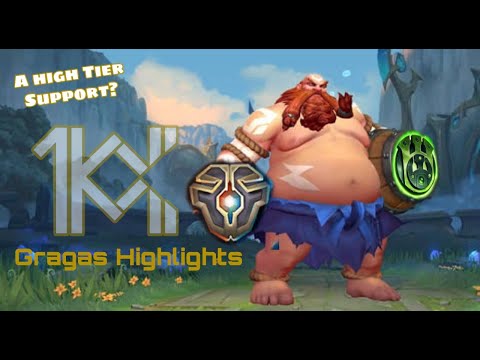 The Fat Fed Support | Kkoffee Support Gragas Gameplay Highlights