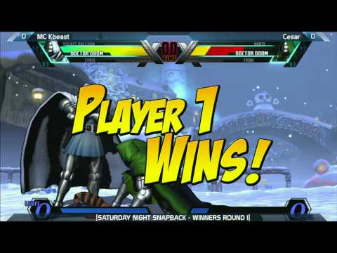 UMVC3 MC KBeast vs Cesar |Saturday Night Snapback 5.5