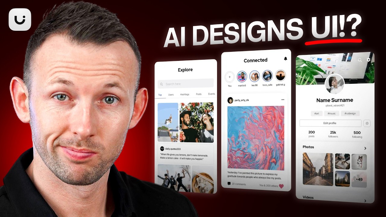 Uizard Tutorial 2026 | Turn App Ideas into Clickable Prototypes with AI video thumbnail