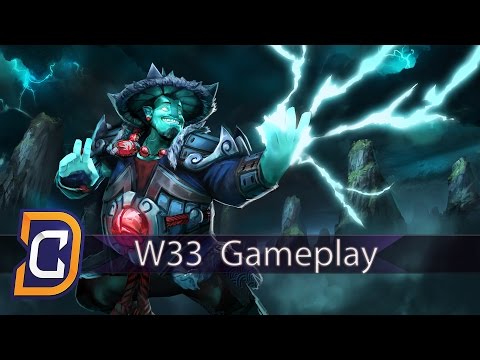 w33 Storm Spirit Gameplay Ranked Match 14.07.2016