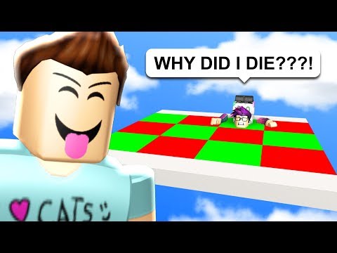 PRANKING YOUTUBERS TO PLAY MY TROLL OBBY IN ROBLOX