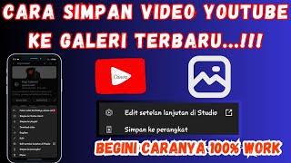 Download lagu Cara Menyimpan Video Youtube Ke Galeri Dengan Mudah Terbaru 2024 \\ No Apk Tambahan mp3