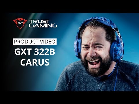 TRUST GXT322B CARUS Ausinės PS4 video