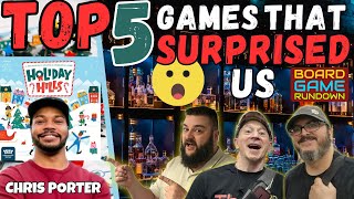 Top 5 Games That Surprised Us With Chris Porter | WHISKEY WEDNESDAY LIVE @ 8!