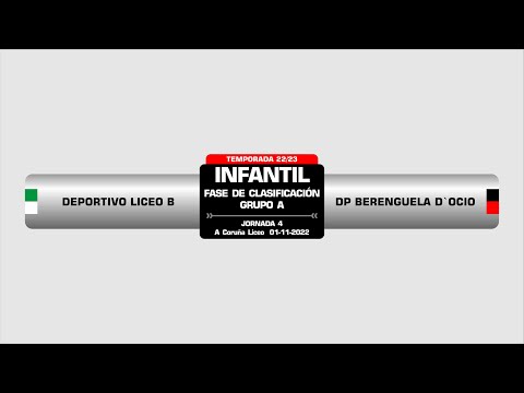 🎥​ Deportivo Liceo B - DP Berenguela D`Ocio [Fase Infantil Grupo A | J4]