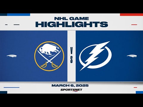 NHL Highlights | Sabres vs. Lightning - March 6, 2025