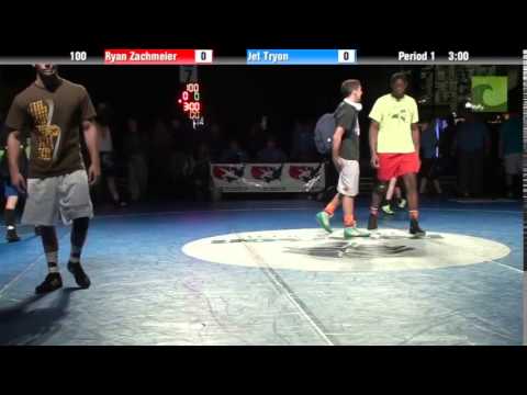 100 lbs. 7th - Ryan Zachmeier (ND) vs. Jet Tryon (MO)