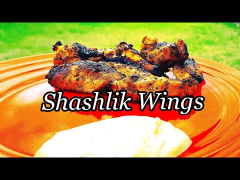 Grilled (Russian) Shashlik Chicken Wings Kabob Recipe!