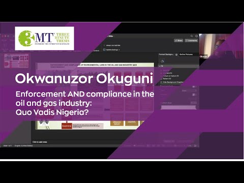 RGU’s 3 Minute Thesis Runner-up – Okwanuzor Okuguni