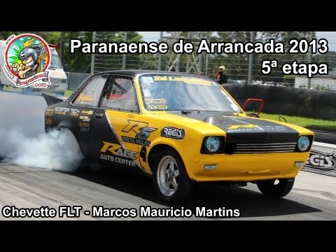 Chevette AP turbo FLT - Marcos Mauricio Martins - 5ª etapa Paranaense de Arrancada 2013