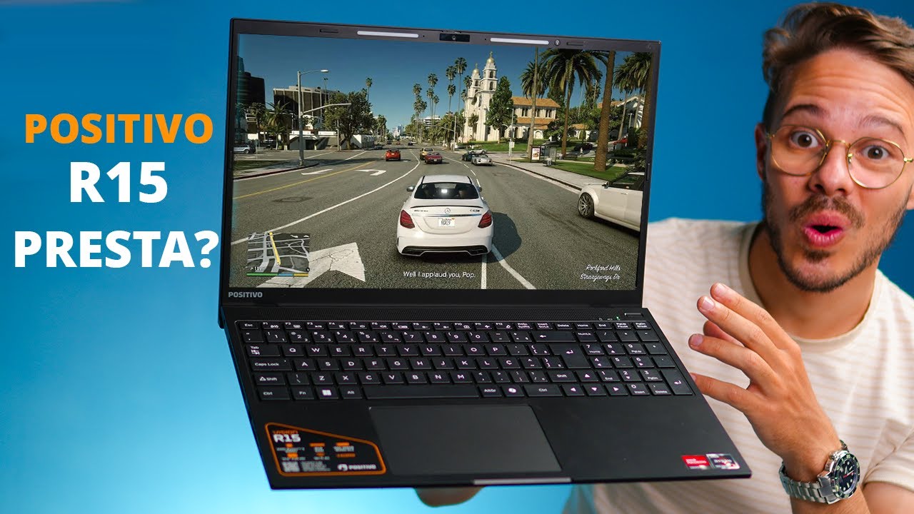 O Notebook barato do momento! Positivo Vision R15 com Ryzen 5 PRESTA?