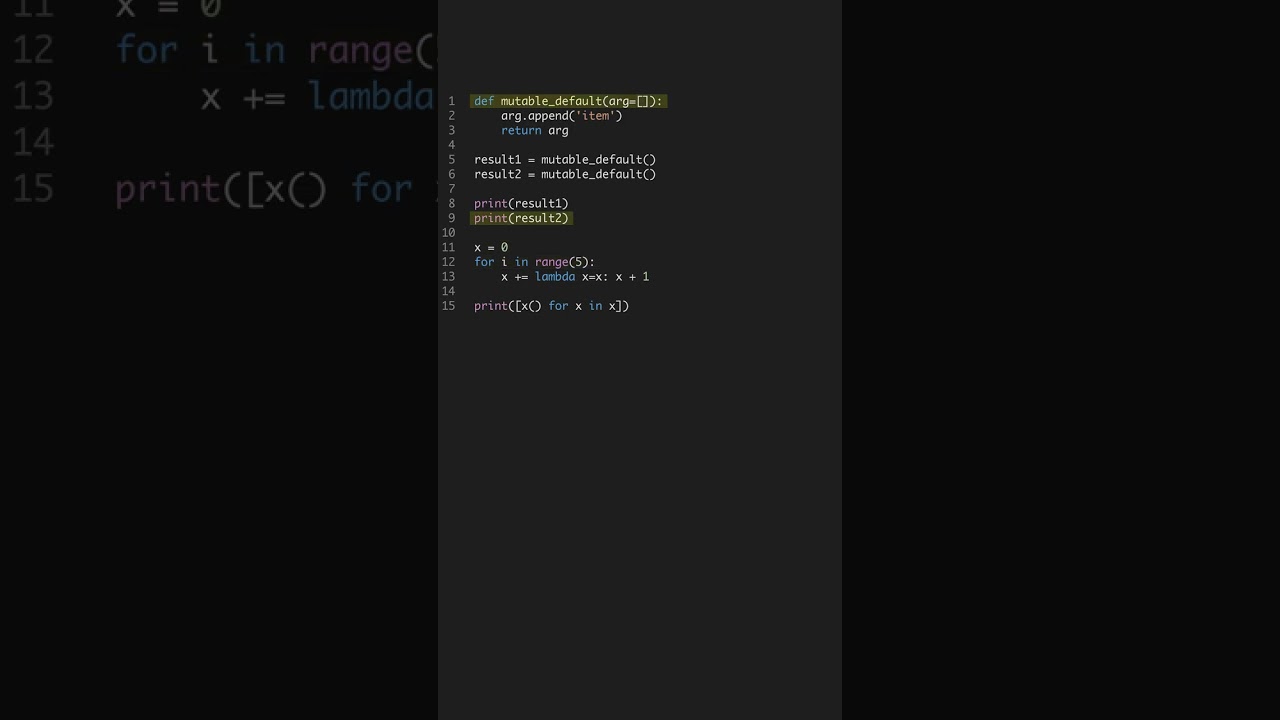 Python Bugs in 60s - Avoid Common Mistakes #shorts