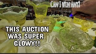 This Auction Was Super Glowy!! - In Person Estate Auction - Uranium Glass for Days
