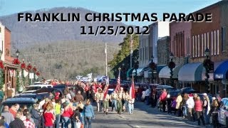 preview picture of video '2012 Christmas Parade in Franklin, NC'