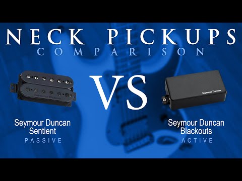 Seymour Duncan SENTIENT vs BLACKOUTS - Neck Pickup Guitar Comparison / Demo