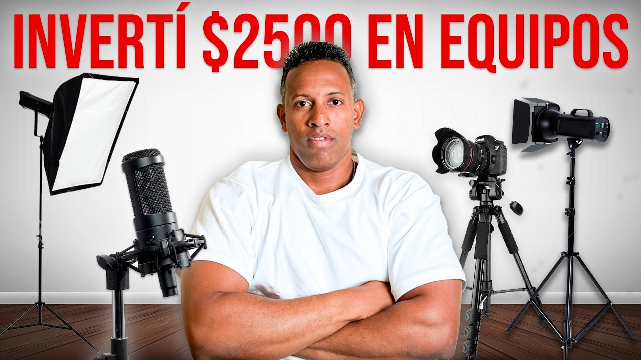 💵He Invertido MAS de $2500 USD en mejorar la Calidad de mi Contenido. Unboxing de Equipos.