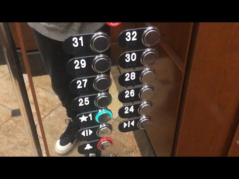 RARE THYSSENKRUPP AURORA VR High-Rise Elevators @ Seventeenth St. Plaza - Denver, CO.