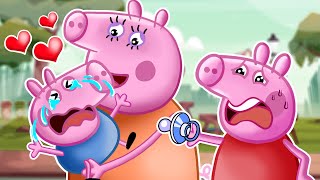 Peppa Pig Sorry,  Don&#39;t Cry George - Peppa Pig Funny Animation
