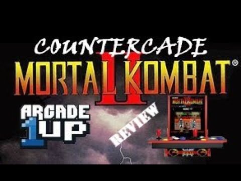 ARCADE 1UP Mortal Kombat II Countercade. Review and Games