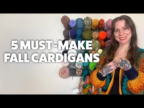 5 EASY Crochet Cardigans You'll Want to Wear This Fall 🍂 (Beginner Friendly!)