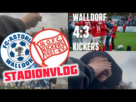 Einfach nur PEINLICH! Bruch in Walldorf🥲| Astoria Walldorf vs Kickers Offenbach Stadionvlog 🔥