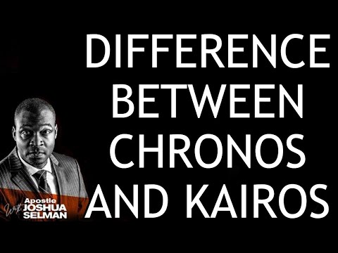 Apostle Joshua Selman " THE DIFFERENCE BETWEEN CHRONOS AND KAIROS "