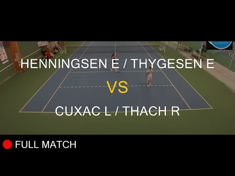 HENNINGSEN E (DEN) / THYGESEN E (DEN) VS CUXAC L (FRA) / THACH R (FRA) - Open Super 12 Auray 2023