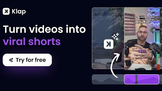 Klap AI Tutorial The Secret to Growing Fast on YouTube & TikTok!