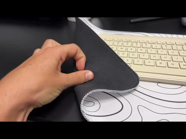 Vídeo relacionado con Ovenbird Alfombrilla de ratón para Videojuegos con Bordes cosidos, Mapa topográfico, Negra, XL extendida con Parte Inferior Antideslizante, Microtejido, Goma