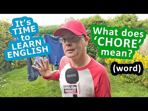 What does 'Chore' mean? - It's time to Learn English (Every Day)