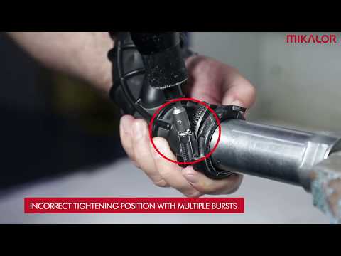 Tutorial | How to assemble a Mikalor ASFA hose clamp with an electric screwdriver
