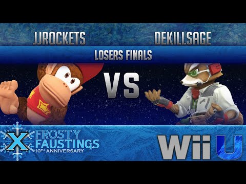 FFX - SMASH 4 LOSERS FINALS - JJROCKETS (Diddy Kong) vs cR | dekillsage (Fox)