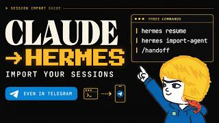 ภาพปก: How to Import Sessions from Claude to Hermes (Even in Telegram)