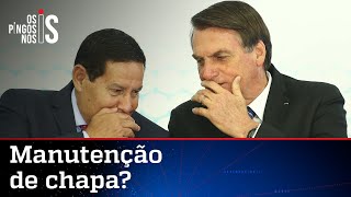 Bolsonaro declara que seu vice em 2022 pode ser o próprio Mourão