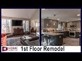 Kitchen Remodel First Floor Makeover Before After Design