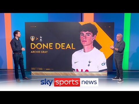 Tottenham sign Archie Gray from Leeds with Joe Rodon heading in opposite direction