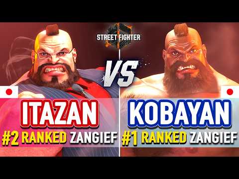 SF6 🔥 Itabashi (#2 Ranked Zangief) vs Kobayan (#1 Ranked Zangief) 🔥 SF6 High Level Gameplay