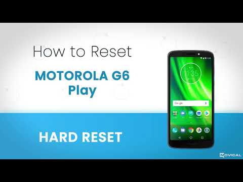 How to Hard Reset Motorola G6 Play. Recovery Mode. Factory Data Reset