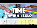 [EASY] How To MASTER “Time” by Pink Floyd (Rhythm + FULL Solo) | + Tabs