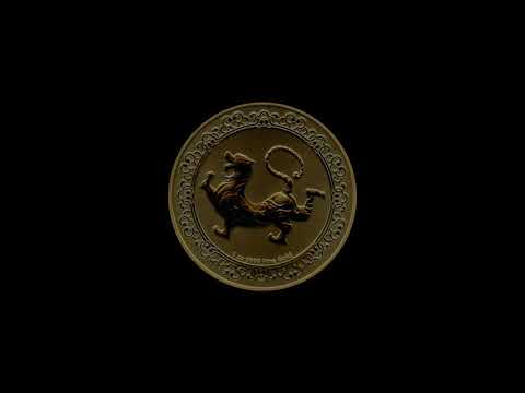 1 oz Gold Niue Celestial Animals Tiger - 2019 Video - 1 oz Gold Niue Celestial Animals Tiger - 2019