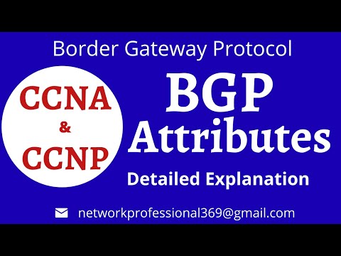 BGP Attributes Explained || Weight || Local Preference || MED || AS Path || Origin Code || Next hop