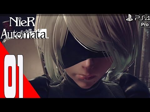Nier Automata - (Full Game)  Gameplay Walkthrough Part 1 - Prologue (PS4 PRO)