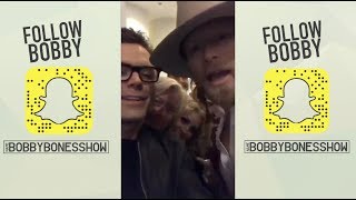 Bobby Snapchats His CMT Music Awards Experience