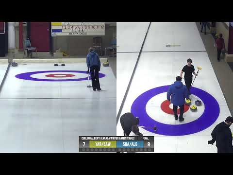 2022 Curling CWG Mixed Doubles Trials Draw 4 - Oilfields Curling Club, Black Diamond AB.