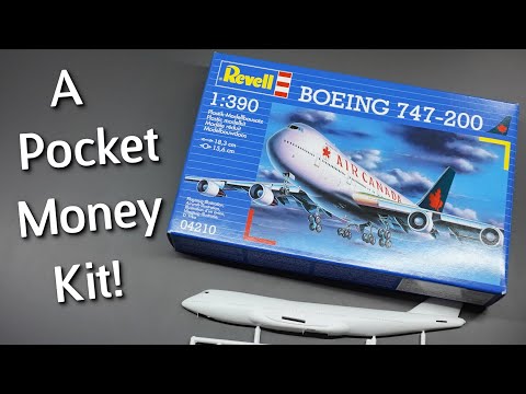 A Cheap Kit That Needs A Little Work! Revell Boeing 747-200 Plastic Model Kit - Unboxing Review