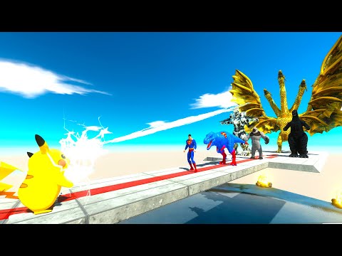 WHO CAN BEAT THE STRONG PIKACHU - Animal Revolt Battle Simulator