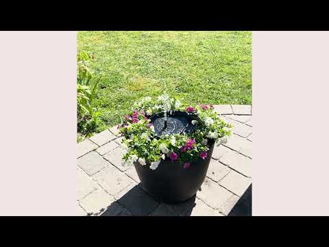 Solcelle springvand Ø.16 cm 