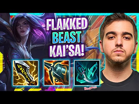 FLAKKED IS A BEAST WITH KAI'SA! | HRTS Flakked Plays Kai'sa ADC vs Samira! | Preseason 2023